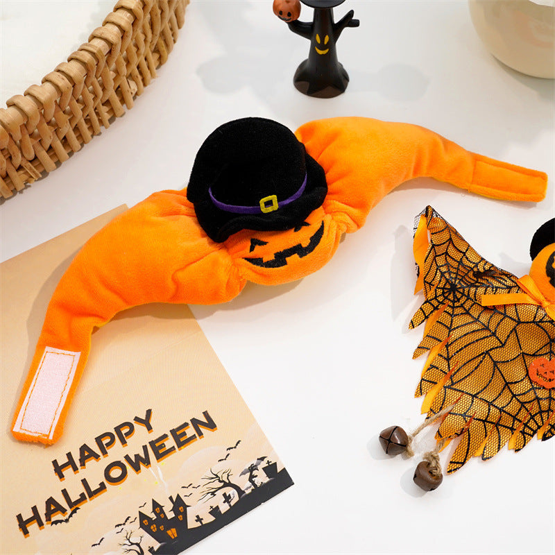 Halloween Pumpkin Vest for Dogs Cats Festive Pet Costume