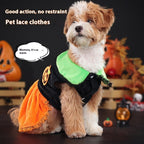 Classic Pumpkin Pet Halloween Skirt
