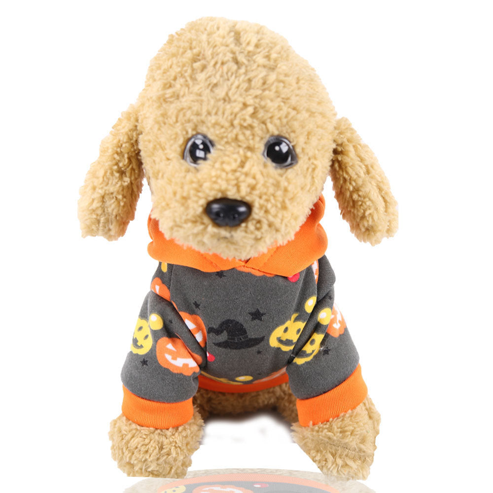 Pumpkin Lamp Dog Halloween Costume