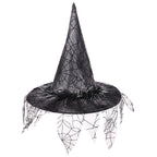 Mesh Witch Halloween Costume Hat