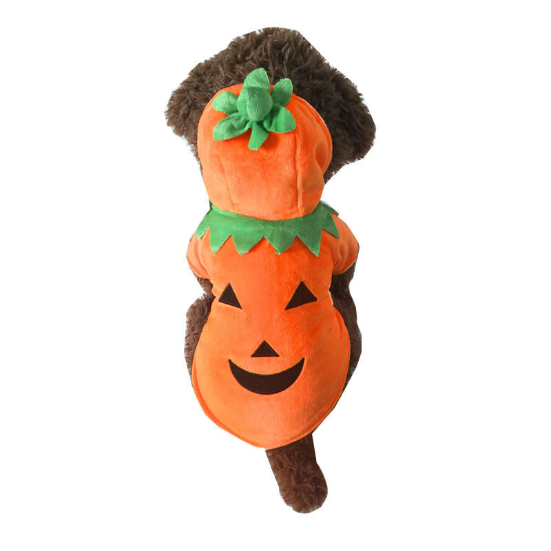 Pumpkin Demon Pet Halloween Costume