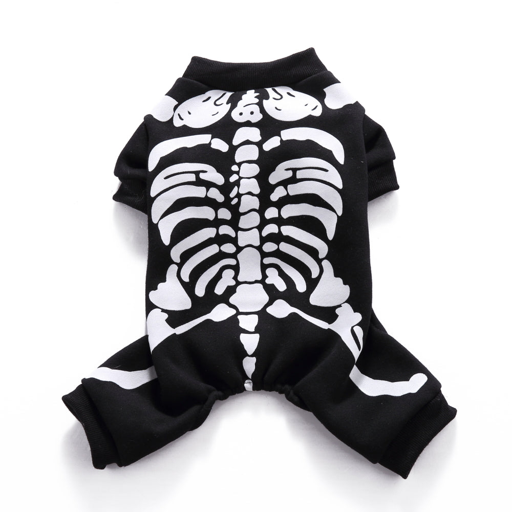 Skeleton Dog Halloween Pet Costume