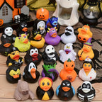 Halloween Novelty Duck Assortments in 20-Piece or 100-Piece Checkout Packs with Mixed Character Designs