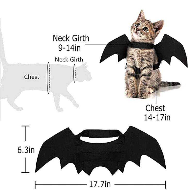 Bat Wing Cat & Small Dog Halloween Pet Costume