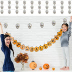 Halloween String Lights, Skull String Light Hallo ween Fall Fairy Light Battery/USB Powered Optional 2 Modes Cute Lights 2026 Indoor Outdoor Decor for Home Yard Patio (30 LED Halloween String Lights)