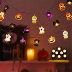 10FT Halloween String Lights, 20 LED Fairy Lights, Timer & 8 Flash Modes