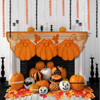 3-Roll Halloween Ribbon Set, 15 Yards, Pumpkin Bat Ghost Craft & Gift Wrapping