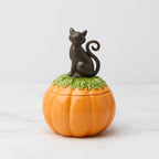 Haunted Halloween Covered Candy Jar