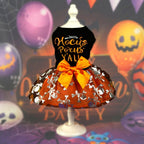 Pet Clothes Halloween Dog Cat Party Decoration Skull Black Costume