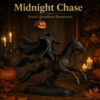 ⏰Limited Stock 50% OFF - 🎃🏇Midnight Chase Headless Horseman Statue
