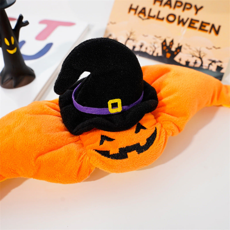 Halloween Pumpkin Vest for Dogs Cats Festive Pet Costume