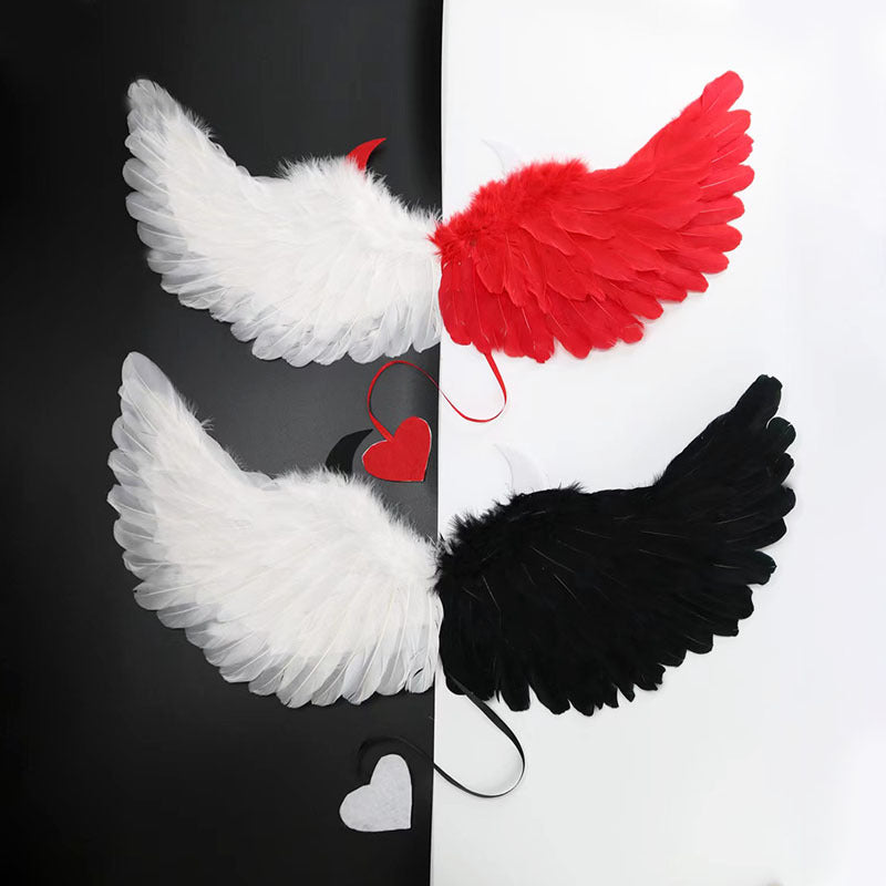 Makeup Costume Props Devil Angel Wings