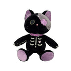 Emo Cute Skeleton Cat Plush