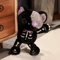 Emo Cute Skeleton Cat Plush