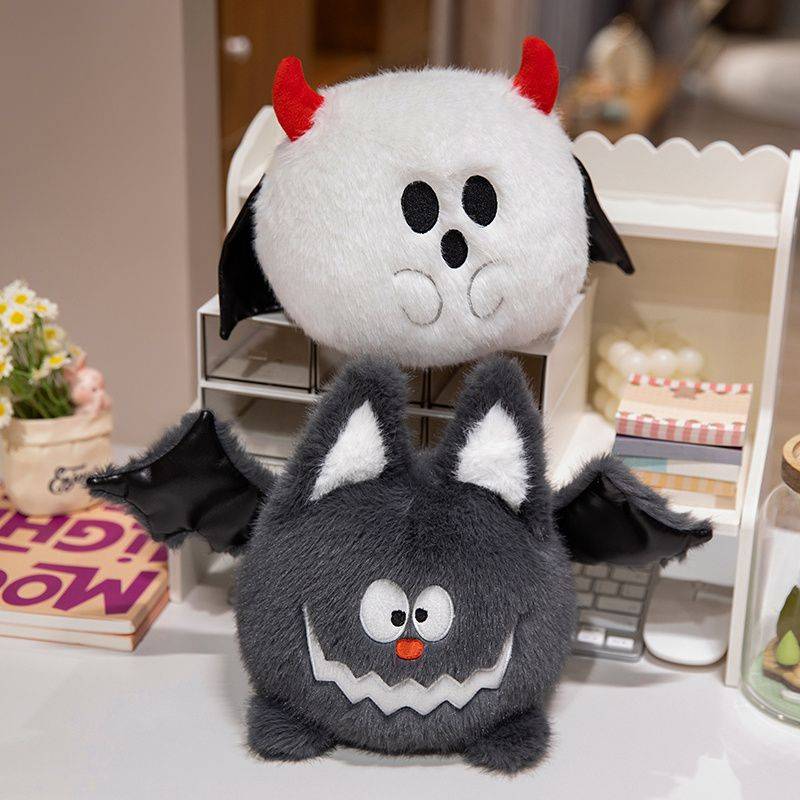 Halloween Theme Pumpkin Ghost Spider Plush