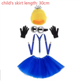 Costume disguise Funny Accessories Goggles Glasses Yellow Beanie Gloves Unisex