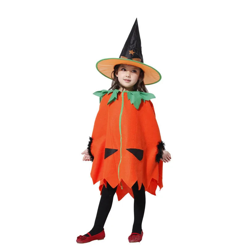 Witch & Pumpkin Halloween Costume for Kids
