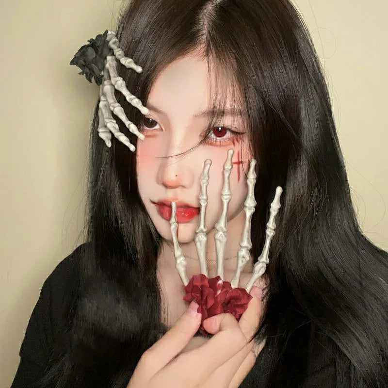 Women's Dark Halloween Headgear Female Beauty Dress Scary Decoration Cute Funny