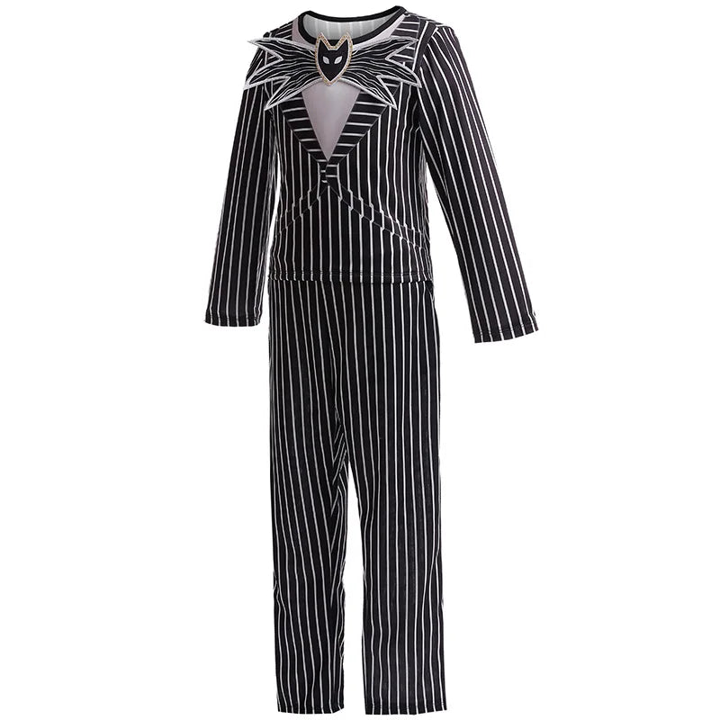 Striped Skeleton Gentleman Boys' Costume - Halloween Costume