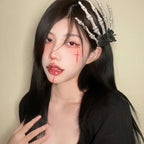 Women's Dark Halloween Headgear Female Beauty Dress Scary Decoration Cute Funny