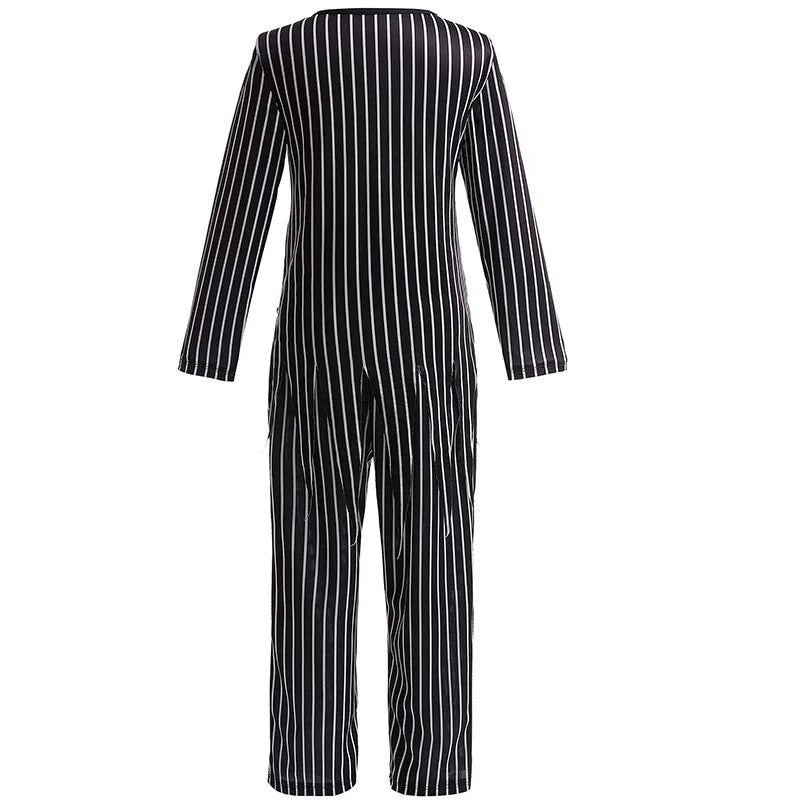 Striped Skeleton Gentleman Boys' Costume - Halloween Costume