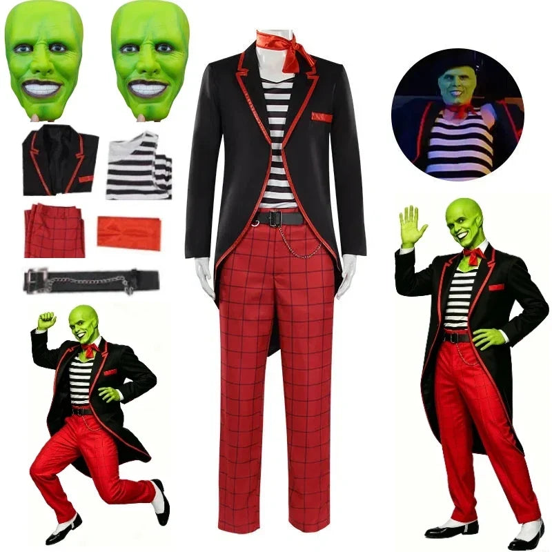 Clown & Mask Halloween Costume
