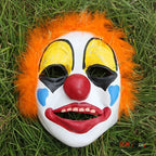 Full-Face Clown Halloween Mask - Full-Face