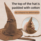 Vintage Halloween Witch Hat Magic Academy Tree Hat Accessories