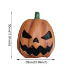 Full-Face Pumpkin Halloween Mask - Latex Full-Face