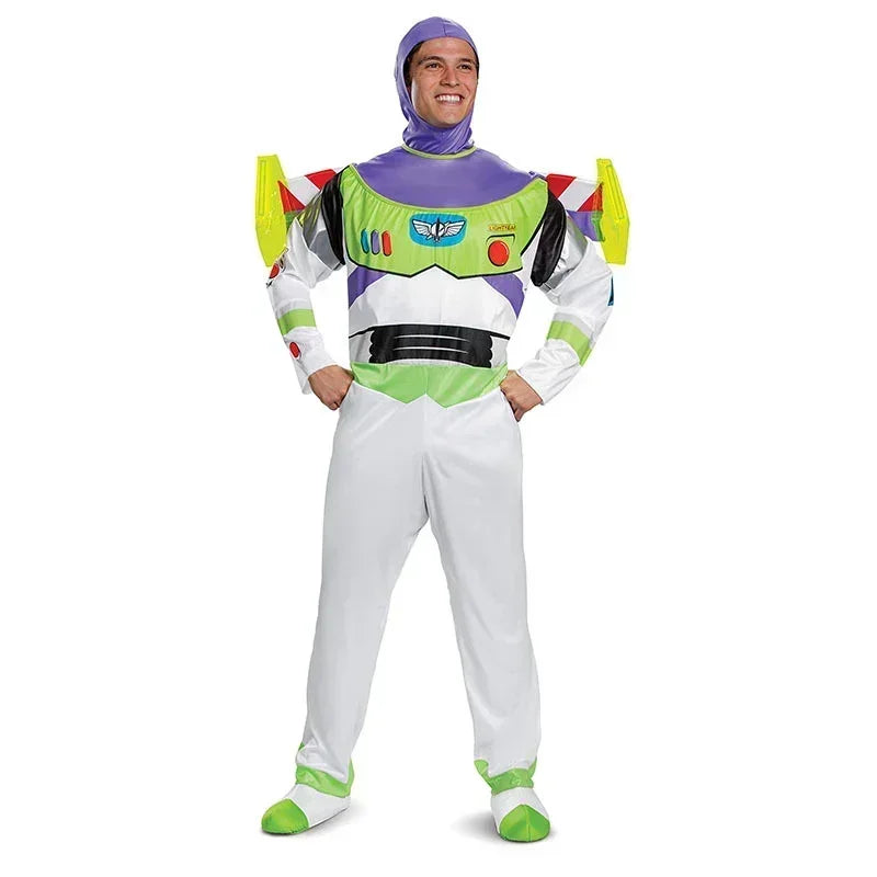 Space Ranger Hero Adult Halloween Costume Set