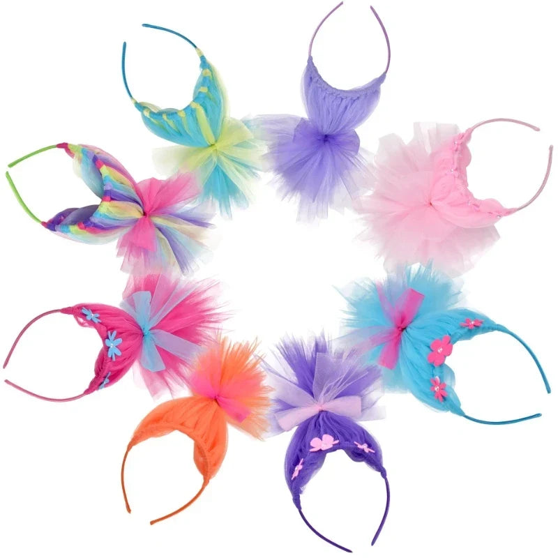 Troll Doll Hair Headband Halloween Costume