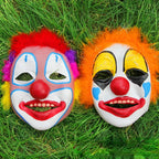 Full-Face Clown Halloween Mask - Full-Face