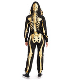 Women's Gold Skeleton Costume