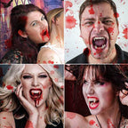 Retractable Vampire Fangs Halloween Costume Accessory