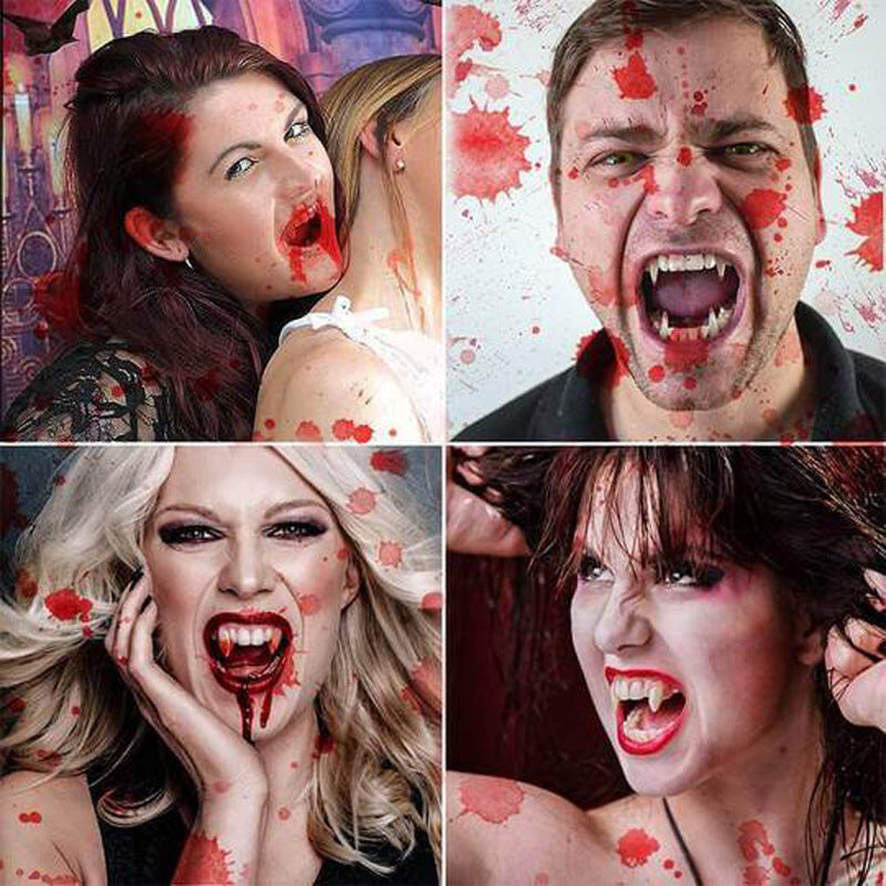 Retractable Vampire Fangs Halloween Costume Accessory