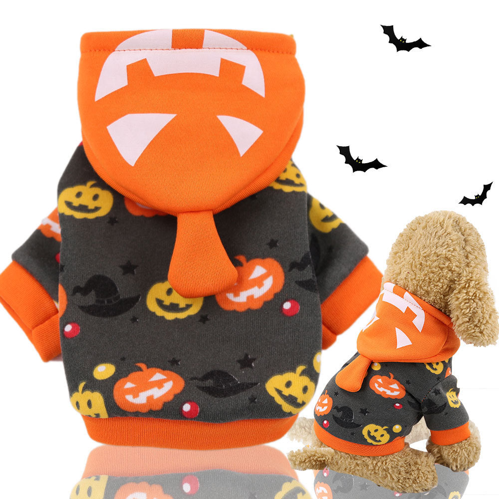 Pumpkin Lamp Dog Halloween Costume