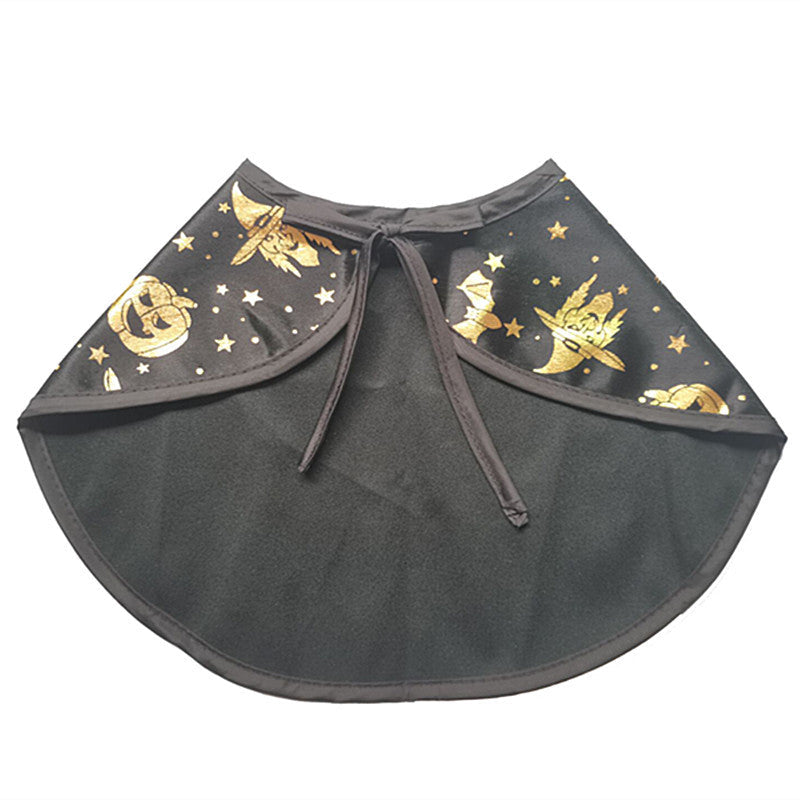 Pet Halloween Printed Wizard Cloak Set Costume