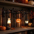 Halloween Bookshelf Hook Light – Spooky Cute LED Shelf Decor For Book Lovers