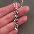 Hanging Skull Necklace Halloween Zombie Costume