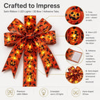 Glowing Halloween Cabinet Bow