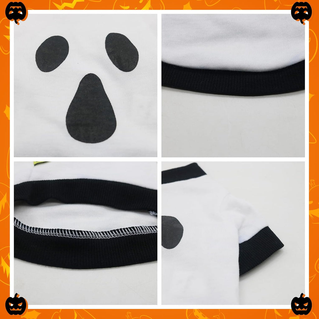Dog Clothes Cat Shirts Halloween Dog Skeleton Costume Puppy