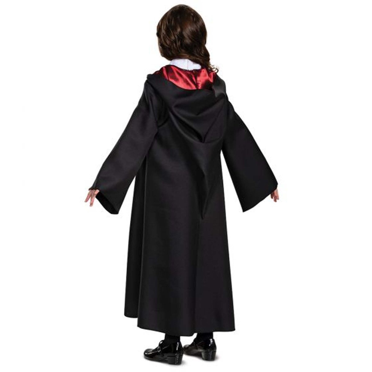 Hermione Granger Deluxe Costume for Kids, Harry Potter, Black and Red Robe with Dress