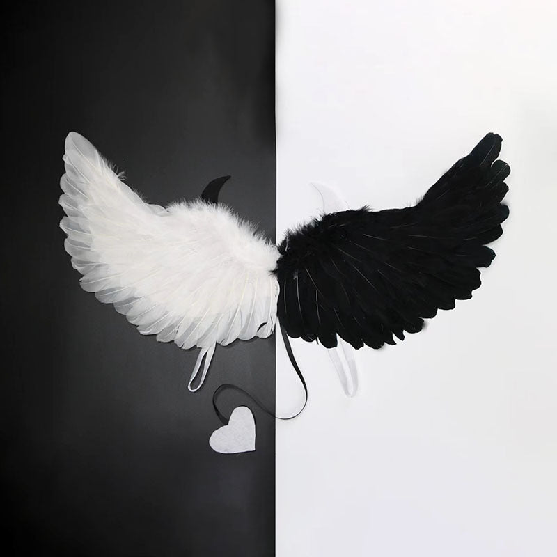 Makeup Costume Props Devil Angel Wings