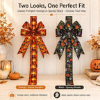 Glowing Halloween Cabinet Bow