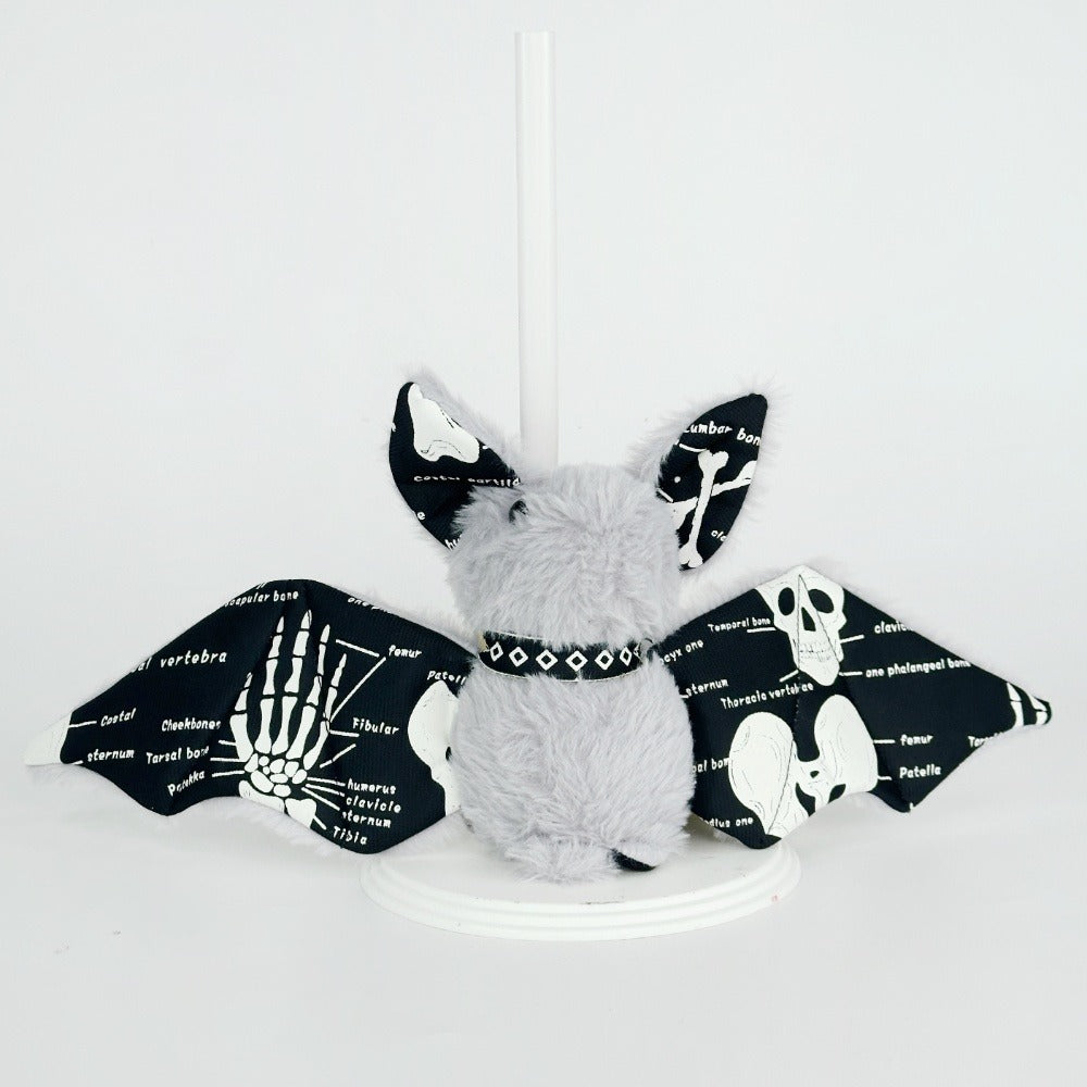 Halloween Glow-in-the-Dark Skeleton Bat Plush Toy