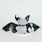 Halloween Glow-in-the-Dark Skeleton Bat Plush Toy