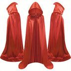 Halloween Costumes - Halloween Cape Cloak for Adults 59 Inch Gothic Death Costume Robe | Vampire Grim Reaper