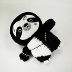 Goth Stiching Sloth Stuffed Animal