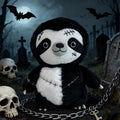 Goth Stiching Sloth Stuffed Animal