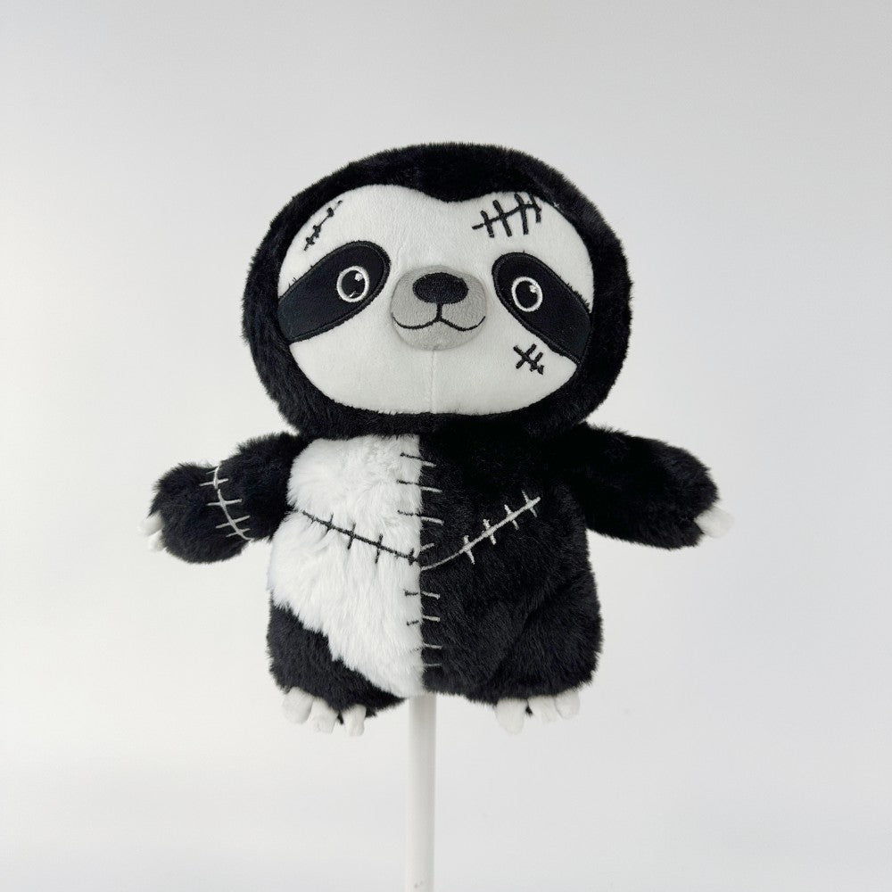 Goth Stiching Sloth Stuffed Animal